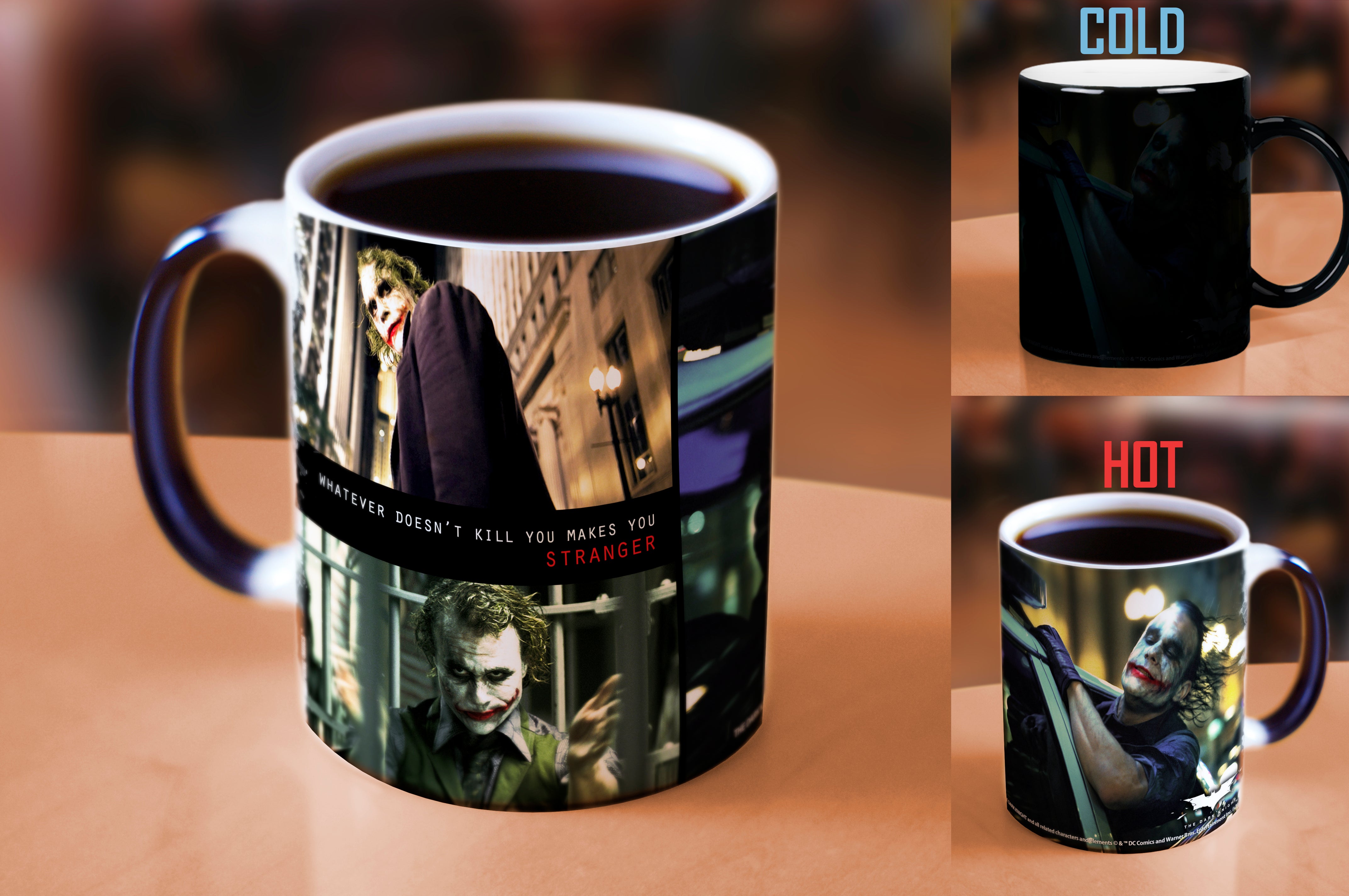 DC Comics (Batman: The Dark Knight Trilogy: Joker - Stranger) Morphing Mugs® Heat-Sensitive Mug MMUG388